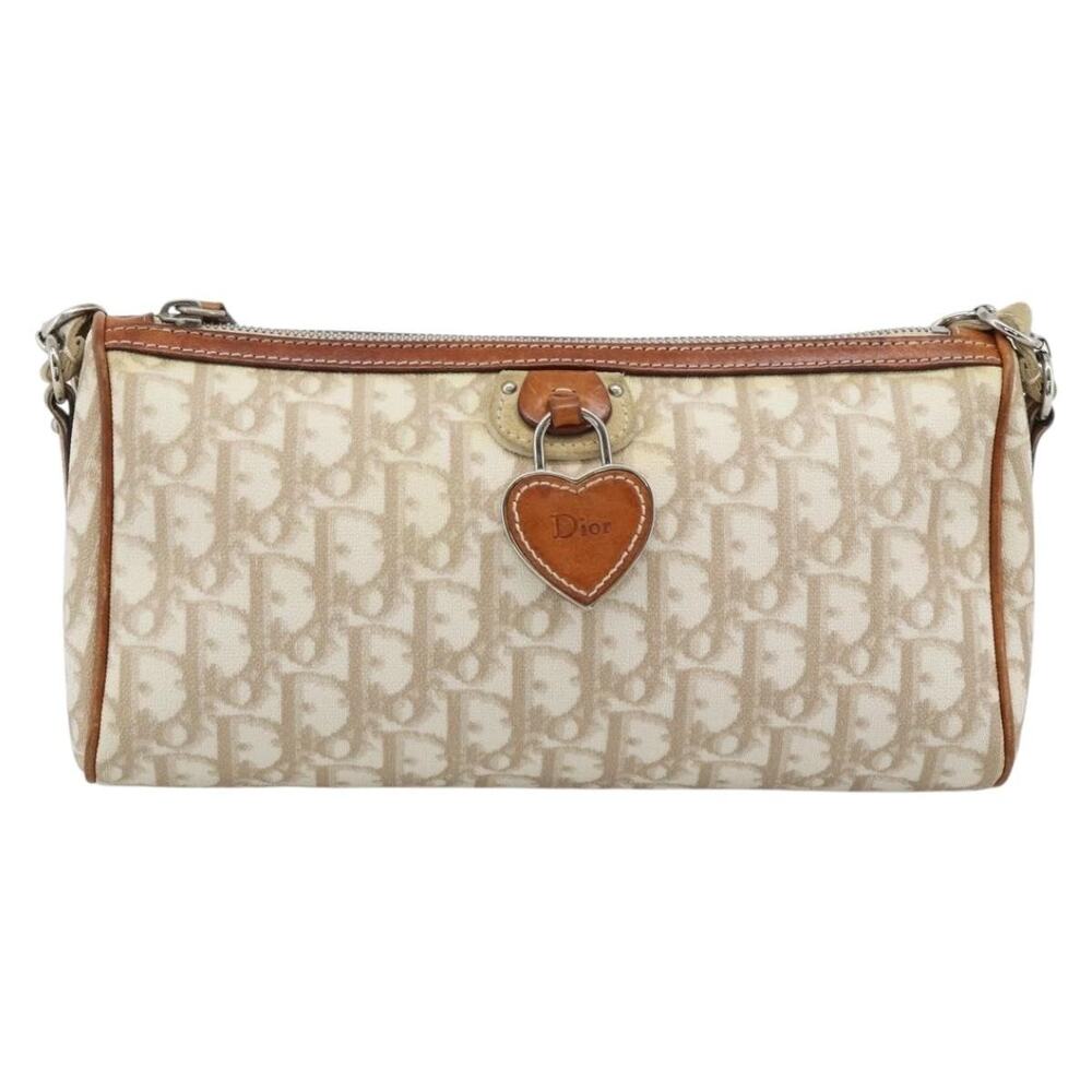 Dior Trotter Chain Romantic Shoulder Bag Beige